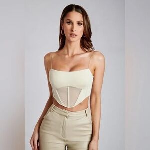 Meshki Jada mesh corset bustier